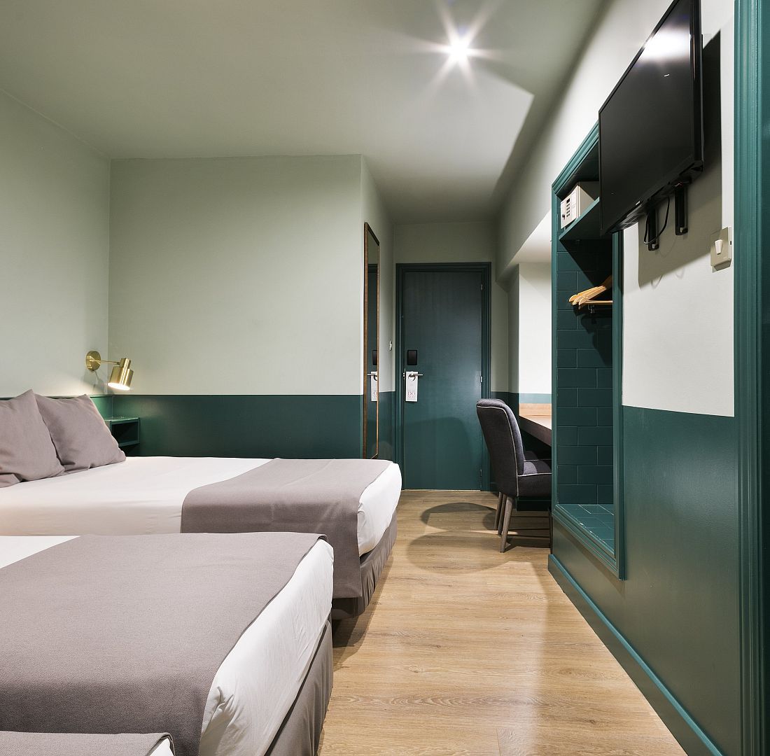 Habitación doble con cama extra